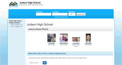 Desktop Screenshot of judsonhighschoolalumni.com